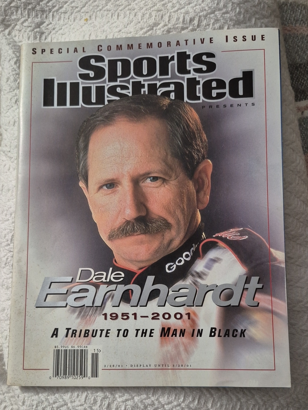 Dale Earnhardt Tribute Magazine - White/Black Cover